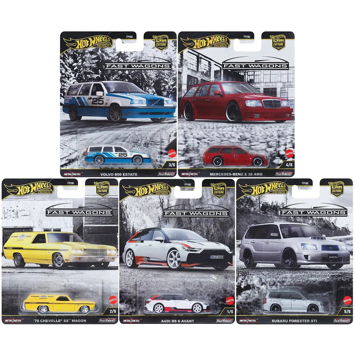 Hot Wheels Car Culture 2025 Mix 4 Vehicle Case of 10
