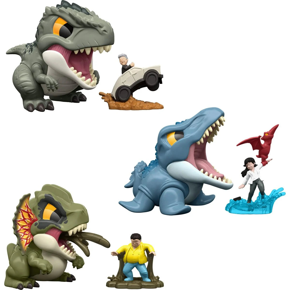 Jurassic World Bite Club Mini-Figure Case of 4