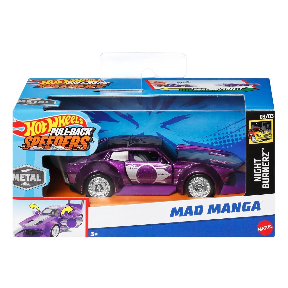 Hot Wheels Pull-Back Speeders 2025 Mix 1 Case of 12