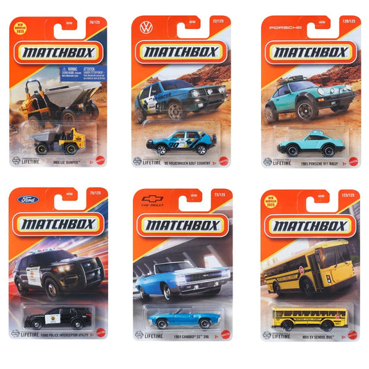 Matchbox Car Collection 2025 Mix 4 Vehicles Case of 24