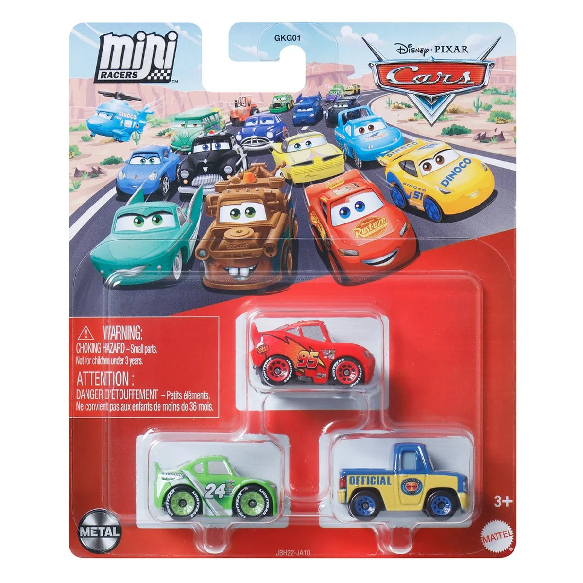Cars Mini Racers 3-Pack 2025 Mix 1 Case of 6