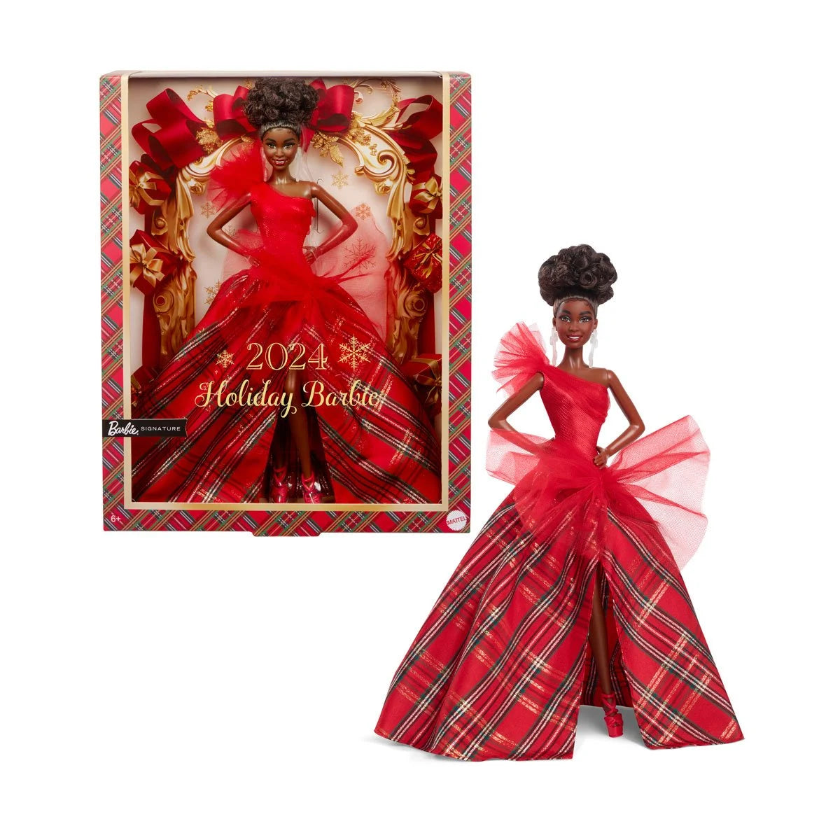 Barbie Holiday 2024 Doll with Brunette Updo