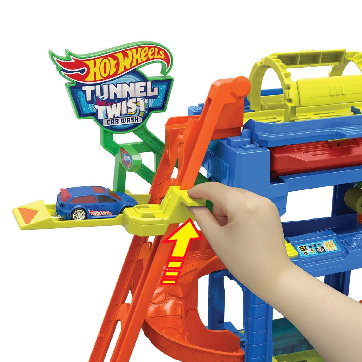 Hot Wheels Tunnel Twist Car Wash Playset
