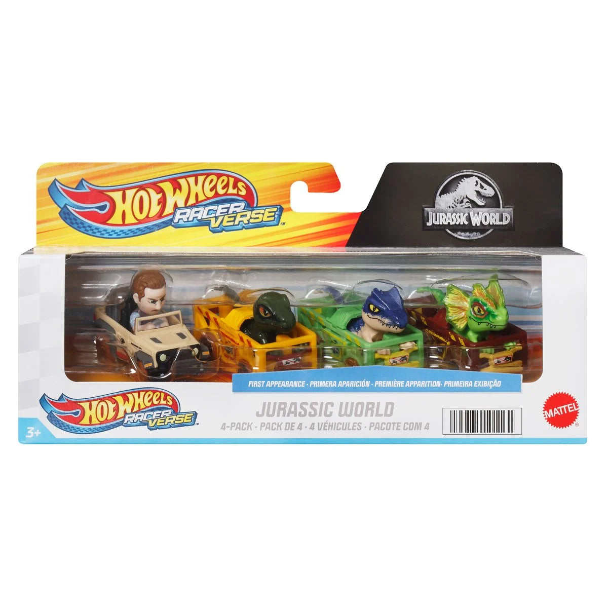 Hot Wheels RacerVerse 2024 Mix 1 Vehicle 4-Pack Case of 3
