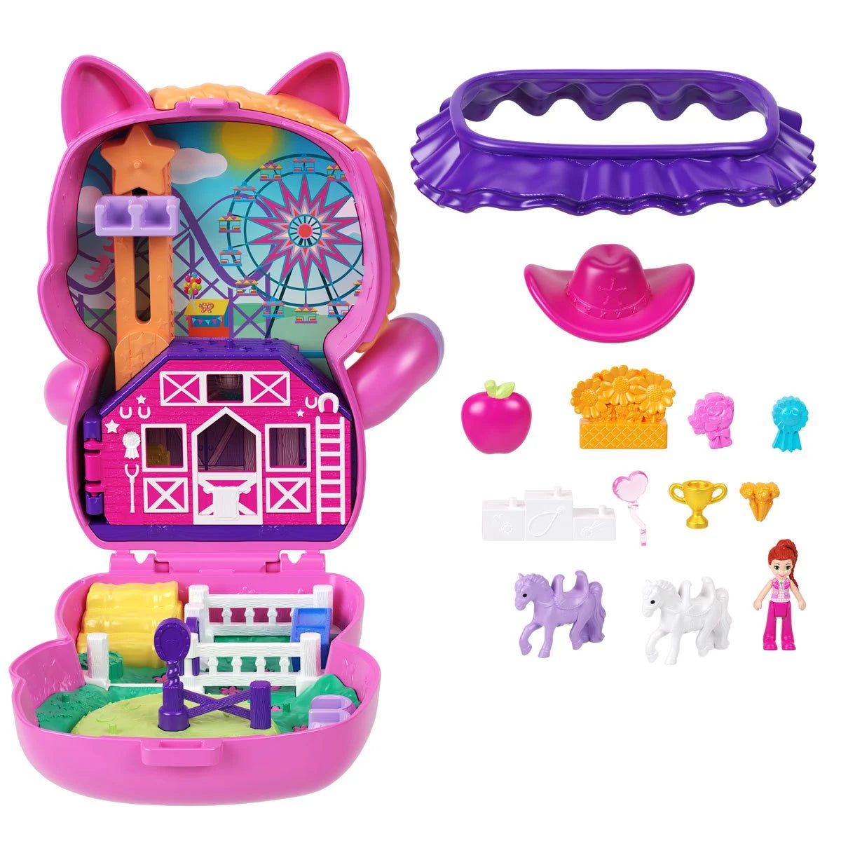 Polly Pocket Pony Rodeo Compact Playset