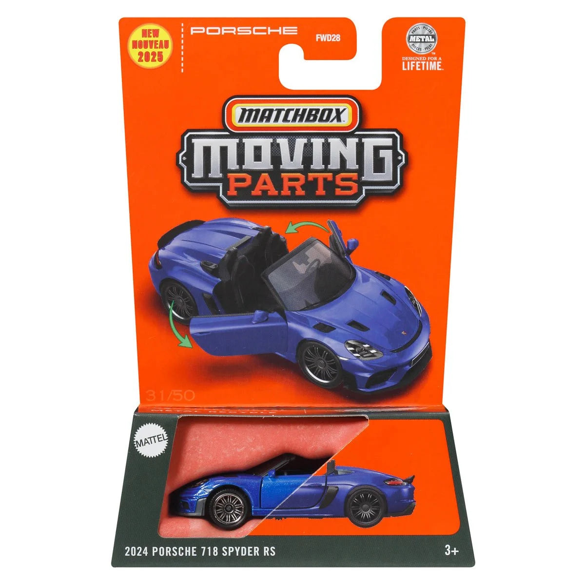 Matchbox Moving Parts 2025 Mix 5 Vehicles Case of 8