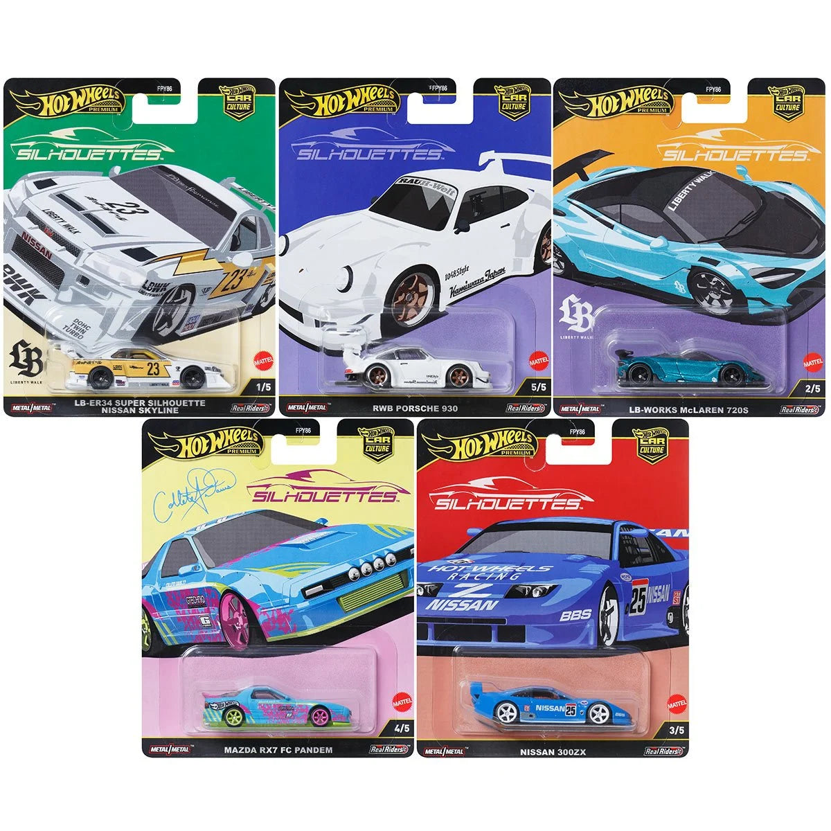 Hot Wheels Car Culture 2025 Mix 2 Vehicle Case of 10