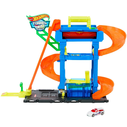 Hot Wheels Tunnel Twist Car Wash Playset