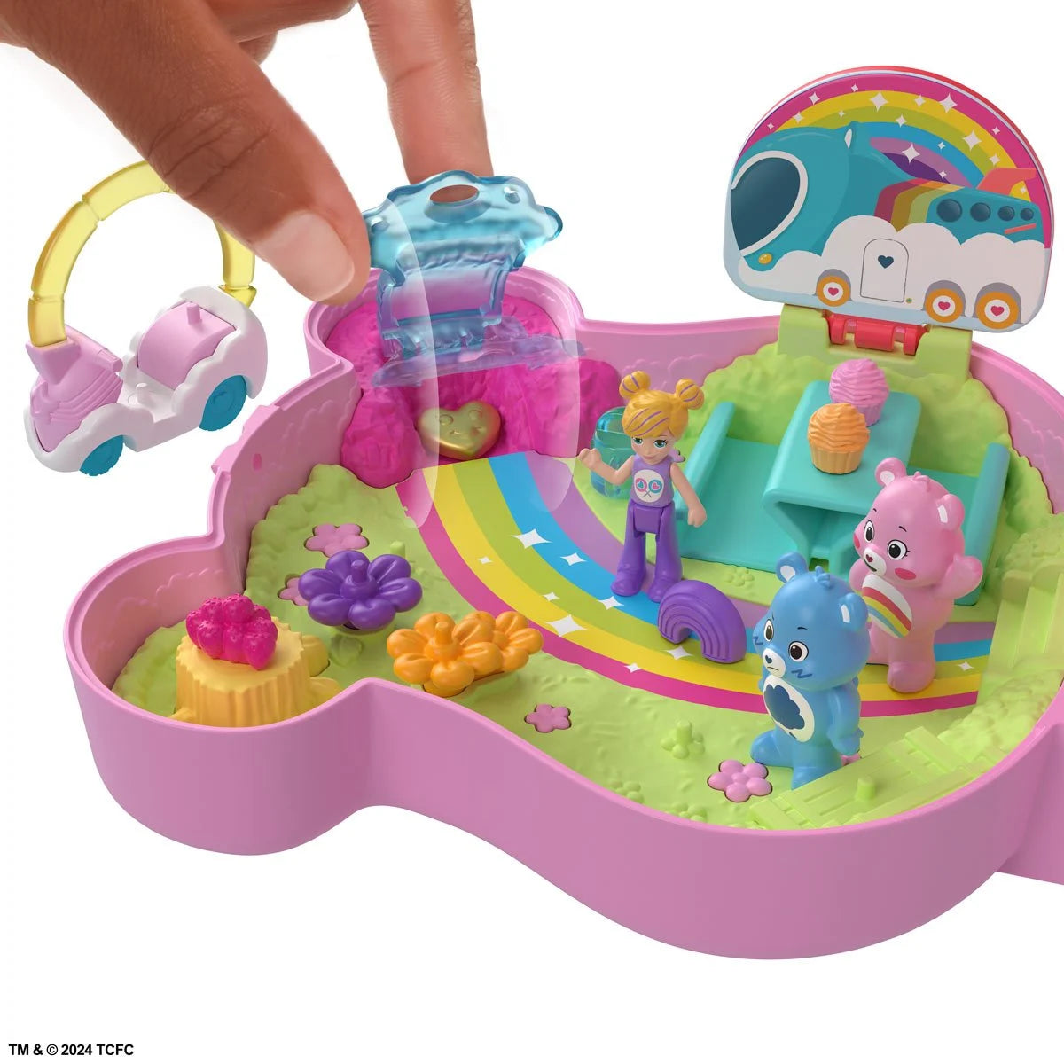 Polly Pocket Care Bears Compact Playset