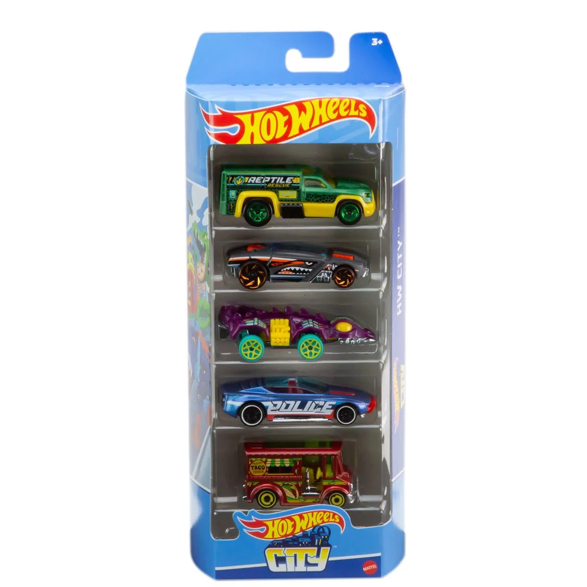 Hot Wheels 5-Car Pack Assortment Case