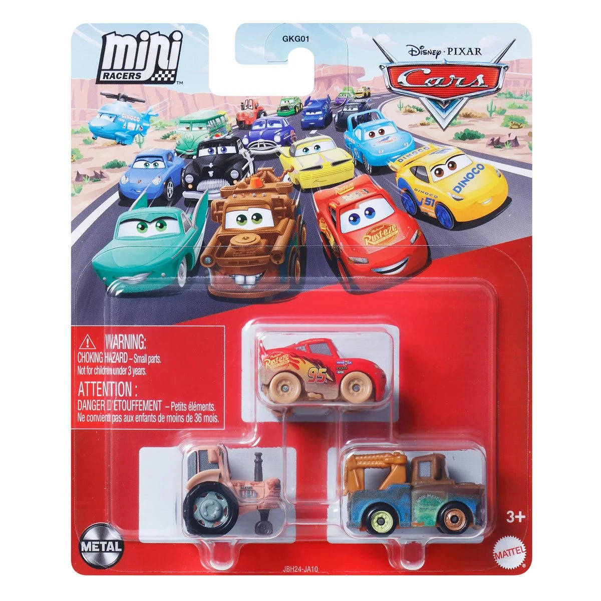 Cars Mini Racers 3-Pack 2025 Mix 2 Case of 6