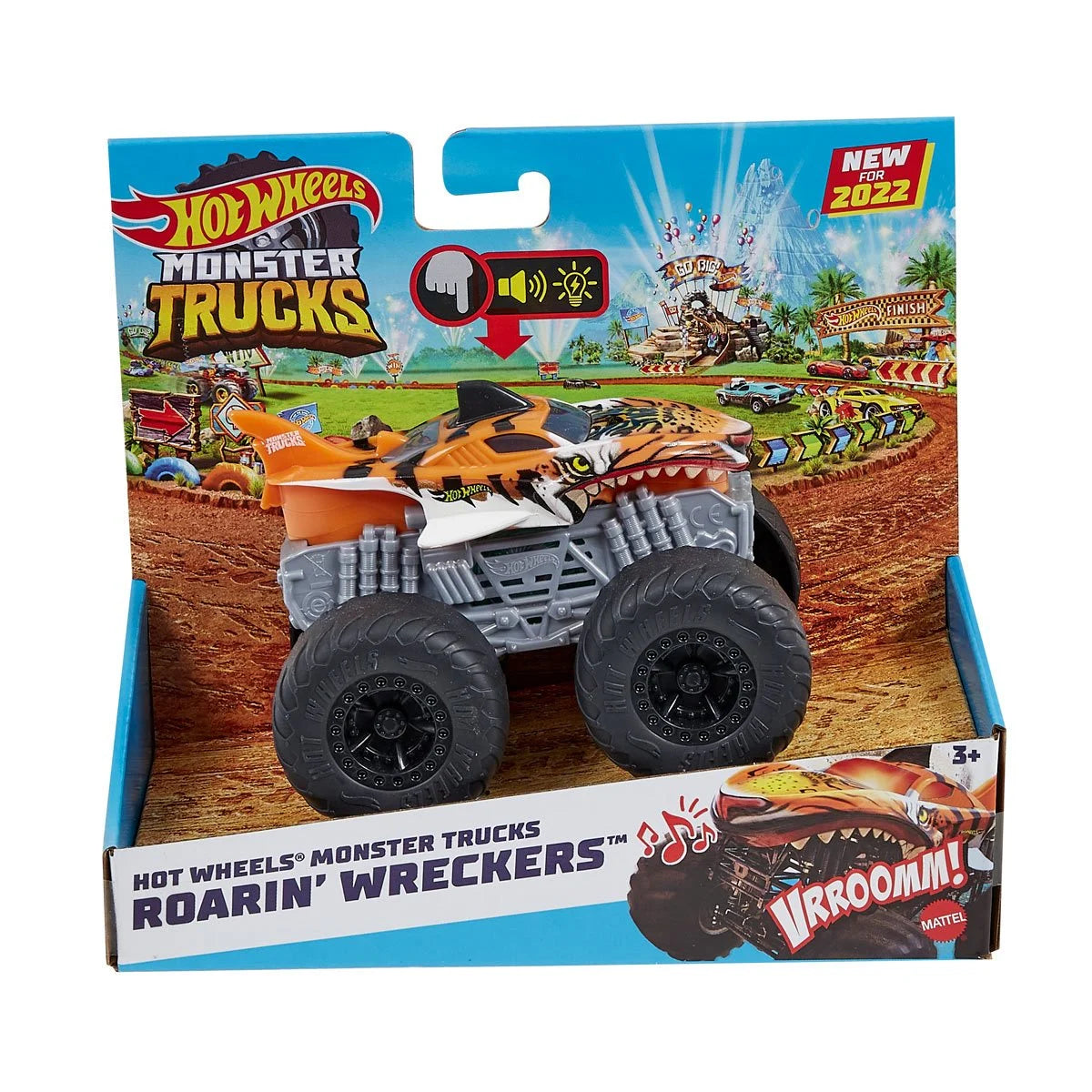 Hot Wheels Roarin' Wreckers 1:43 Scale Vehicle 2024 Mix 2 Case of 4