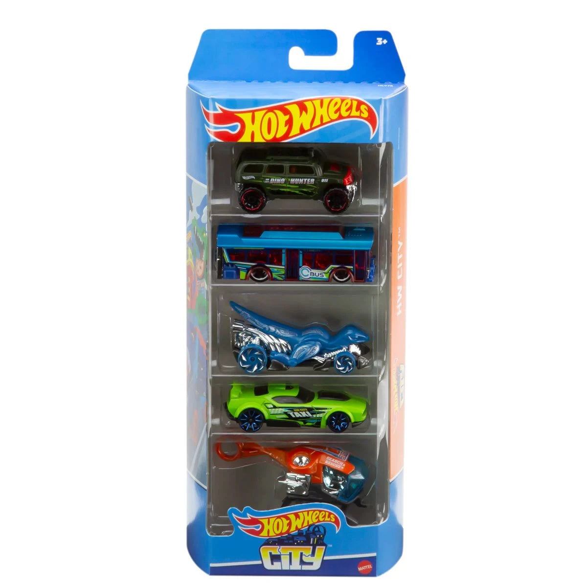Hot Wheels 5-Car Pack Assortment Case