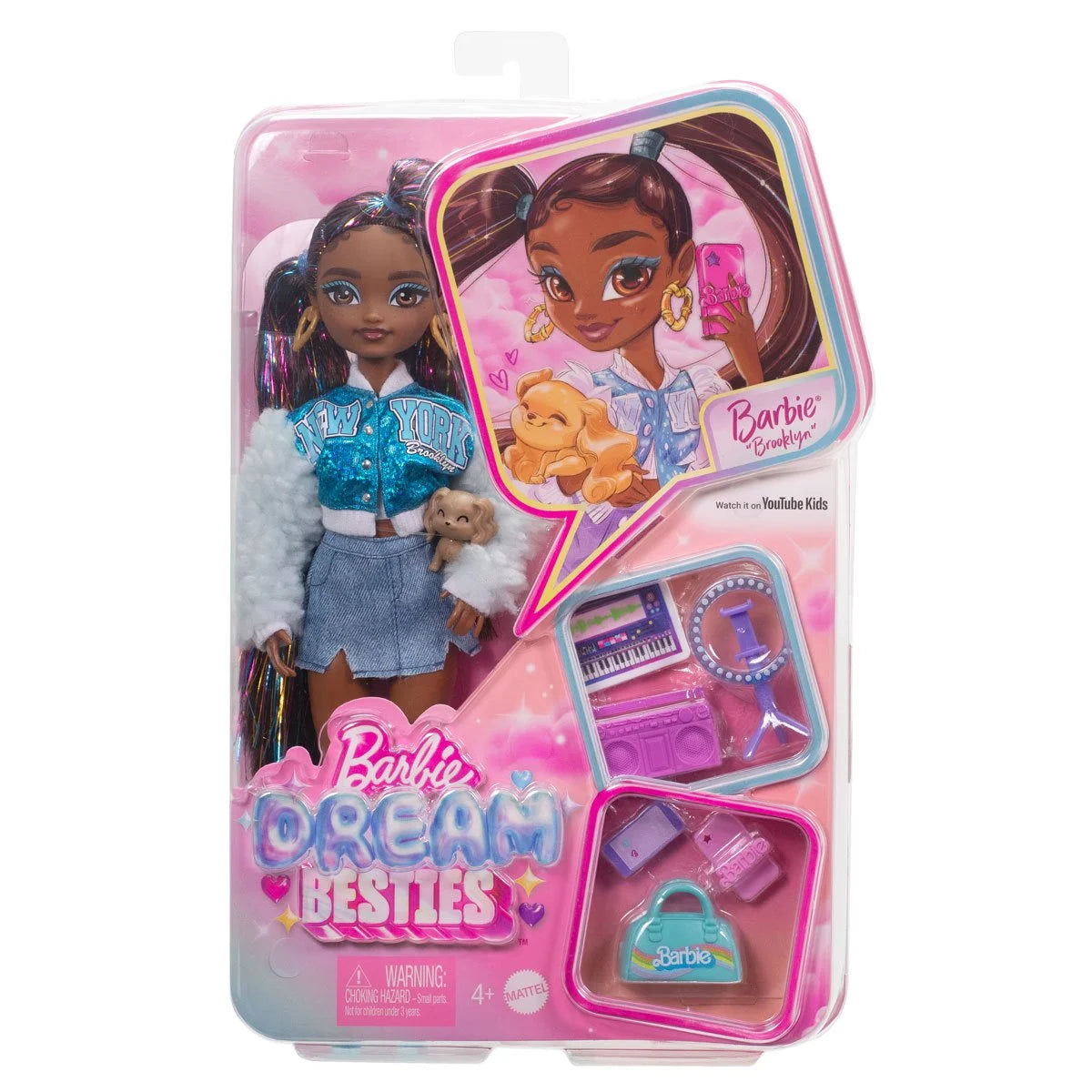 Barbie Dream Besties Skate Party Barbie Brooklyn Doll