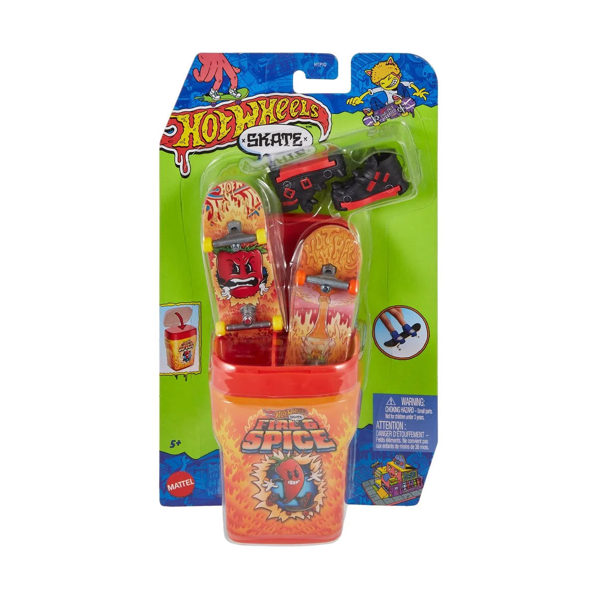 Hot Wheels Skate Fingerboard Flavor Stasher 2-Pack 2024 Mix 3 Case of 6