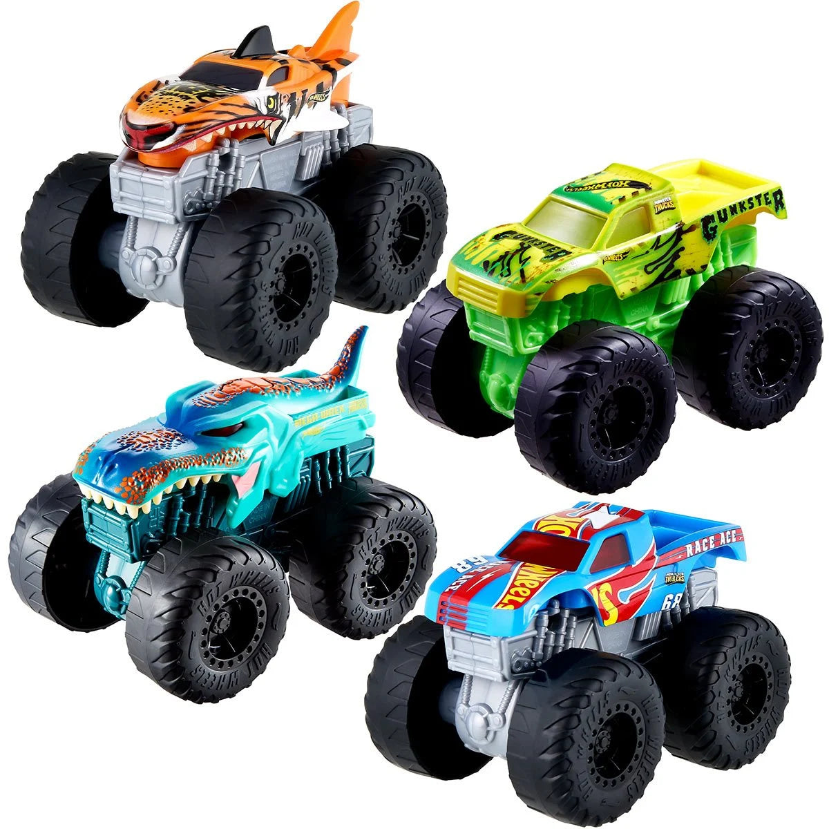 Hot Wheels Roarin' Wreckers 1:43 Scale Vehicle 2024 Mix 2 Case of 4