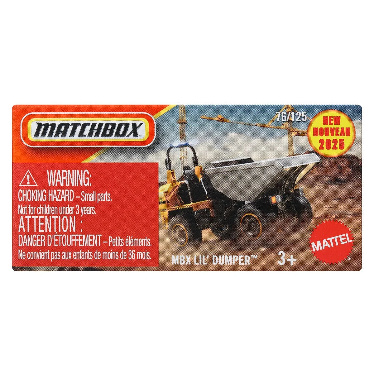 Matchbox Power Grabs 2025 Mix 4 Die-Cast Vehicle Case of 48
