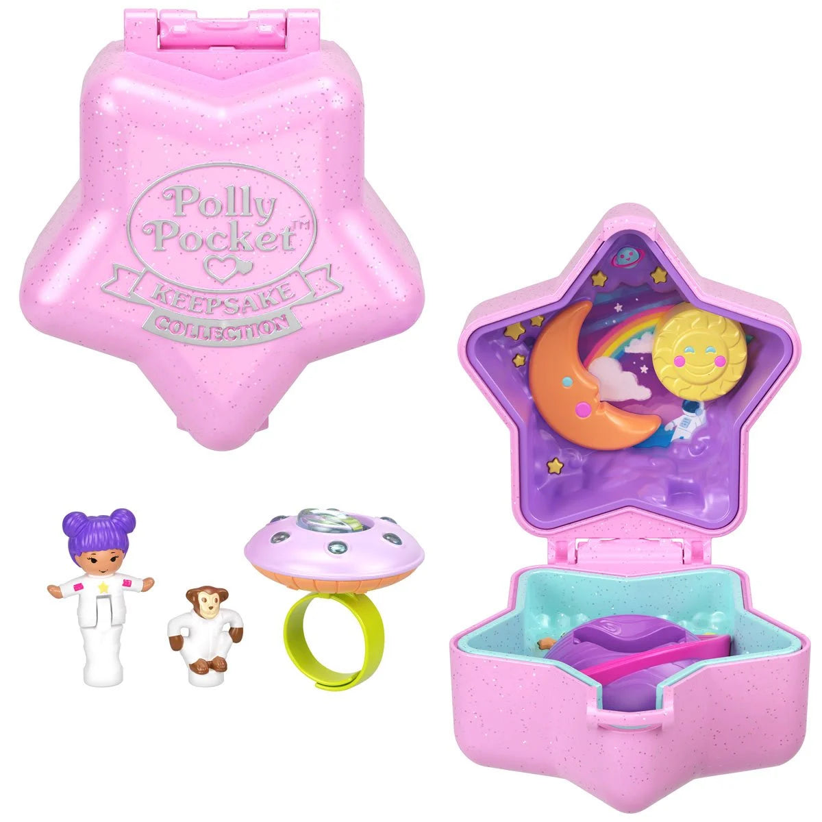 Polly Pocket Keepsake Collection Heritage Ring Box Case of 5
