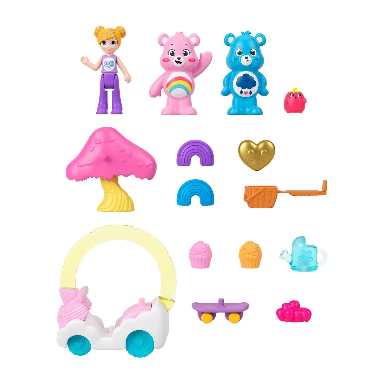 Polly Pocket Care Bears Compact Playset