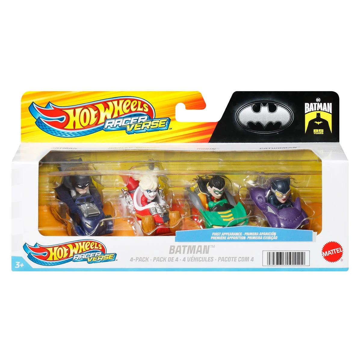 Hot Wheels RacerVerse 2025 Mix 2 Vehicle 4-Pack Case of 3