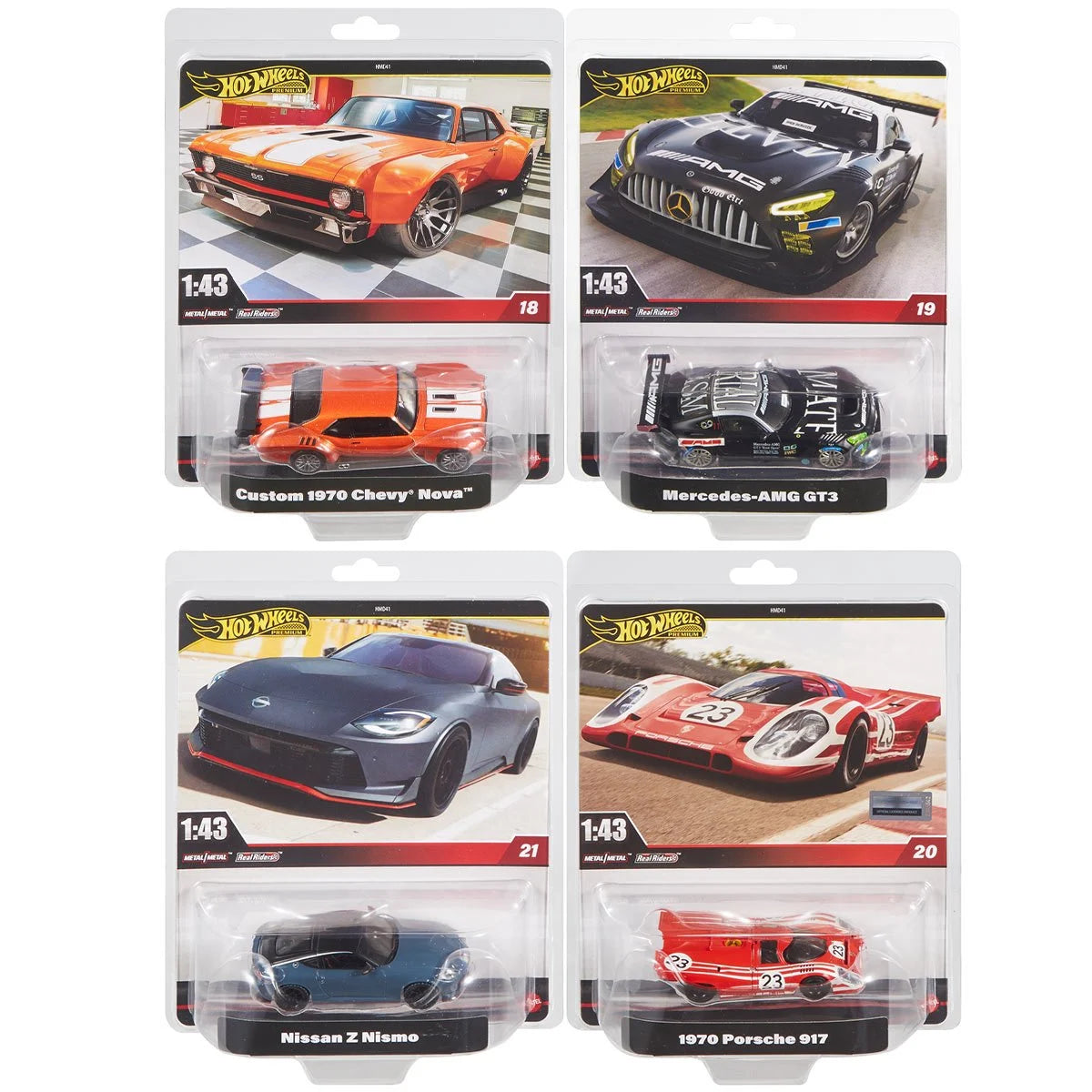 Hot Wheels Car Culture 1:43 Scale 2025 Mix 1 Vehicle Case of 6