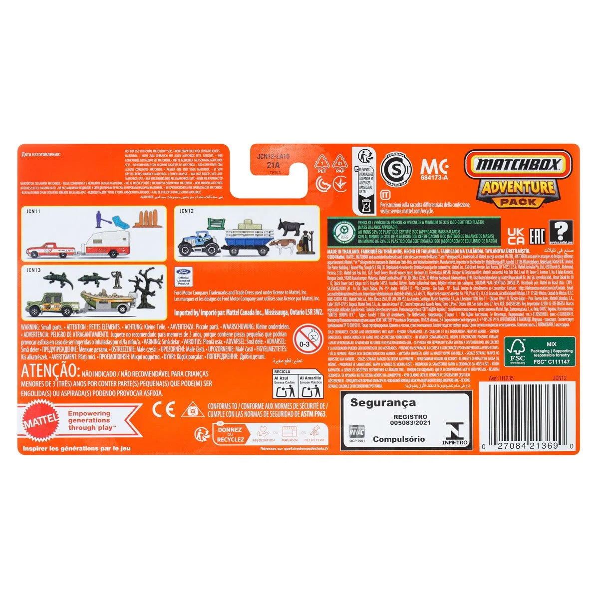 Matchbox Hitch 'N Haul 2025 Wave 2 Vehicles Case of 8