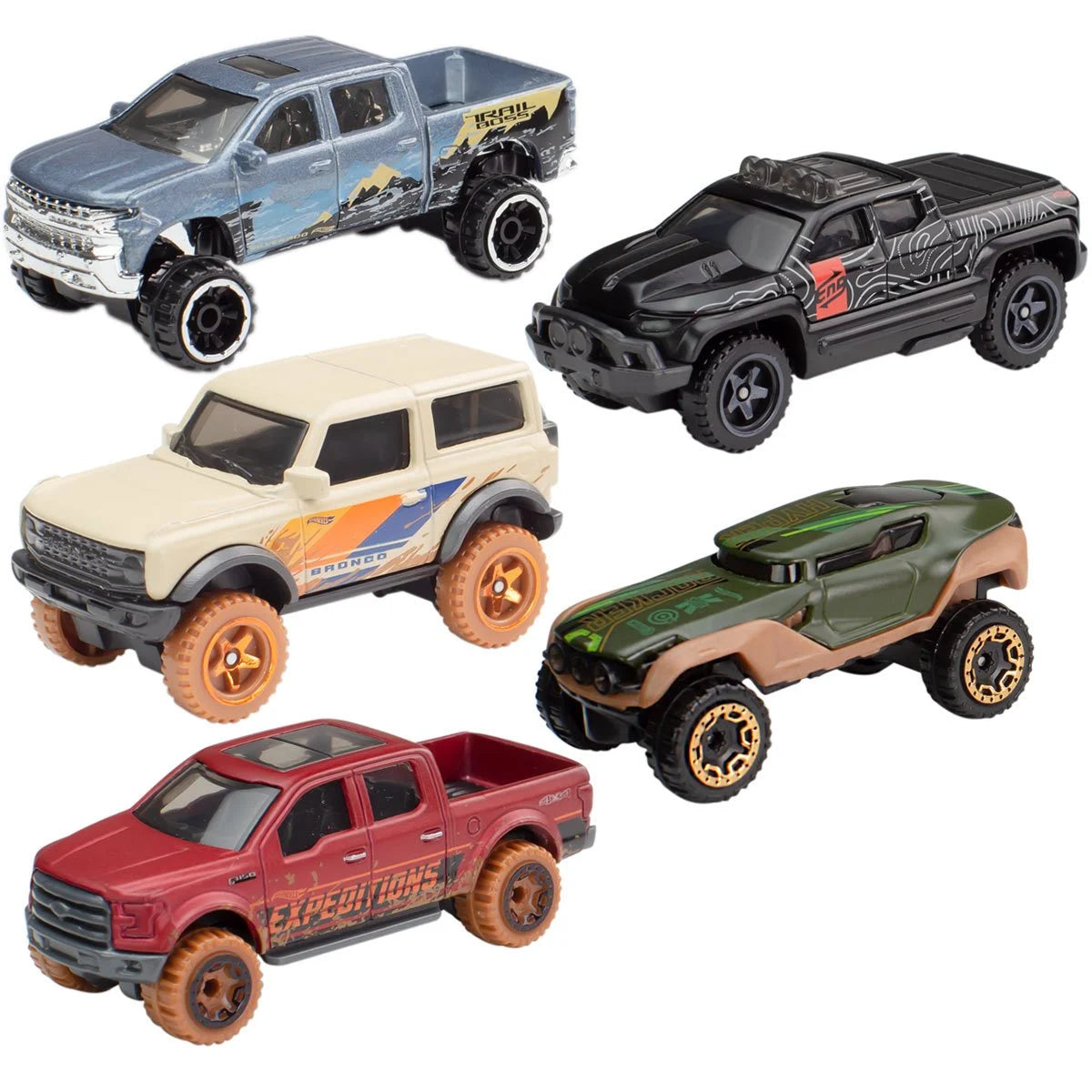 Hot Wheels 5-Car Pack Assortment Case