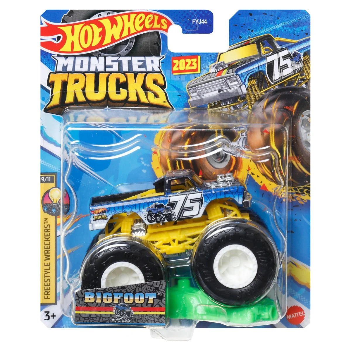 Hot Wheels Monster Trucks 1:64 Scale Vehicle 2023 Mix 10 Case of 8