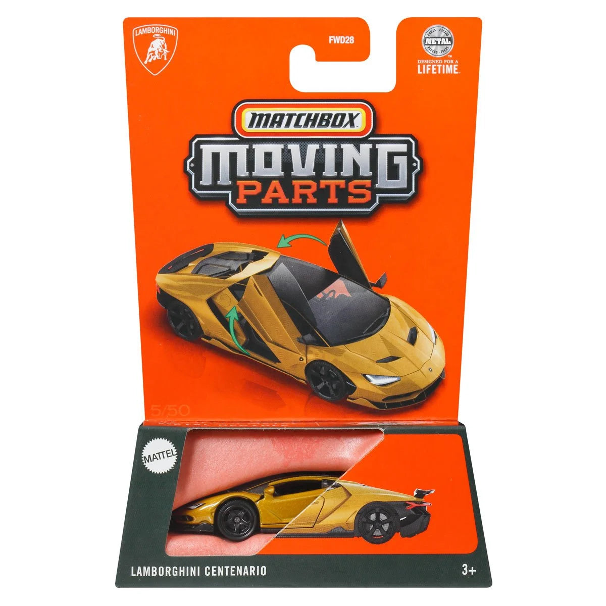 Matchbox Moving Parts 2025 Mix 5 Vehicles Case of 8