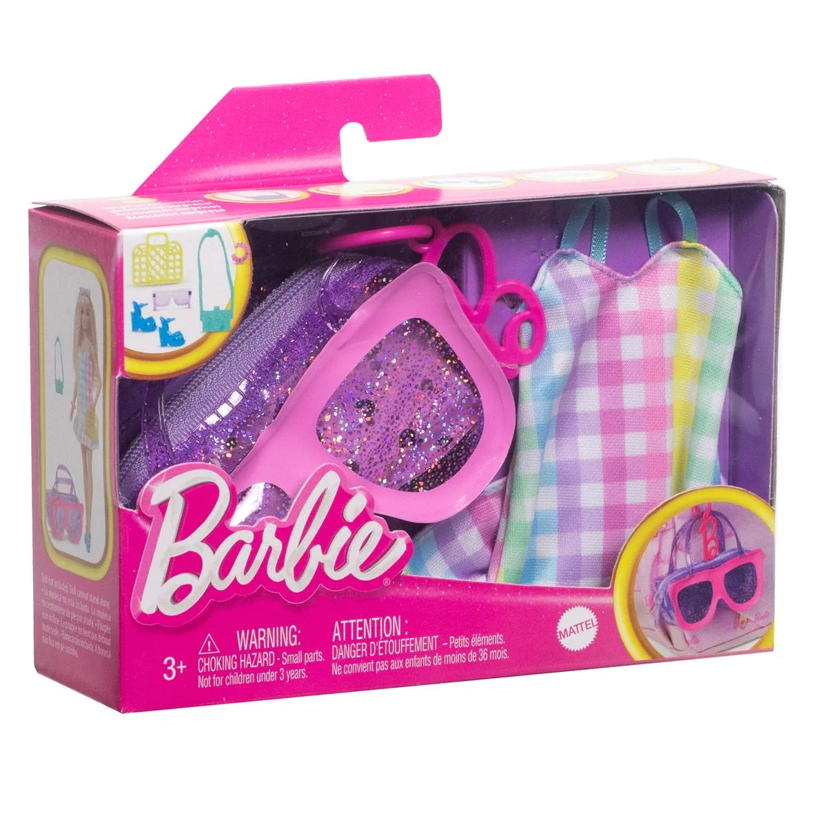 Barbie Summer Plaid Fashion Bag
