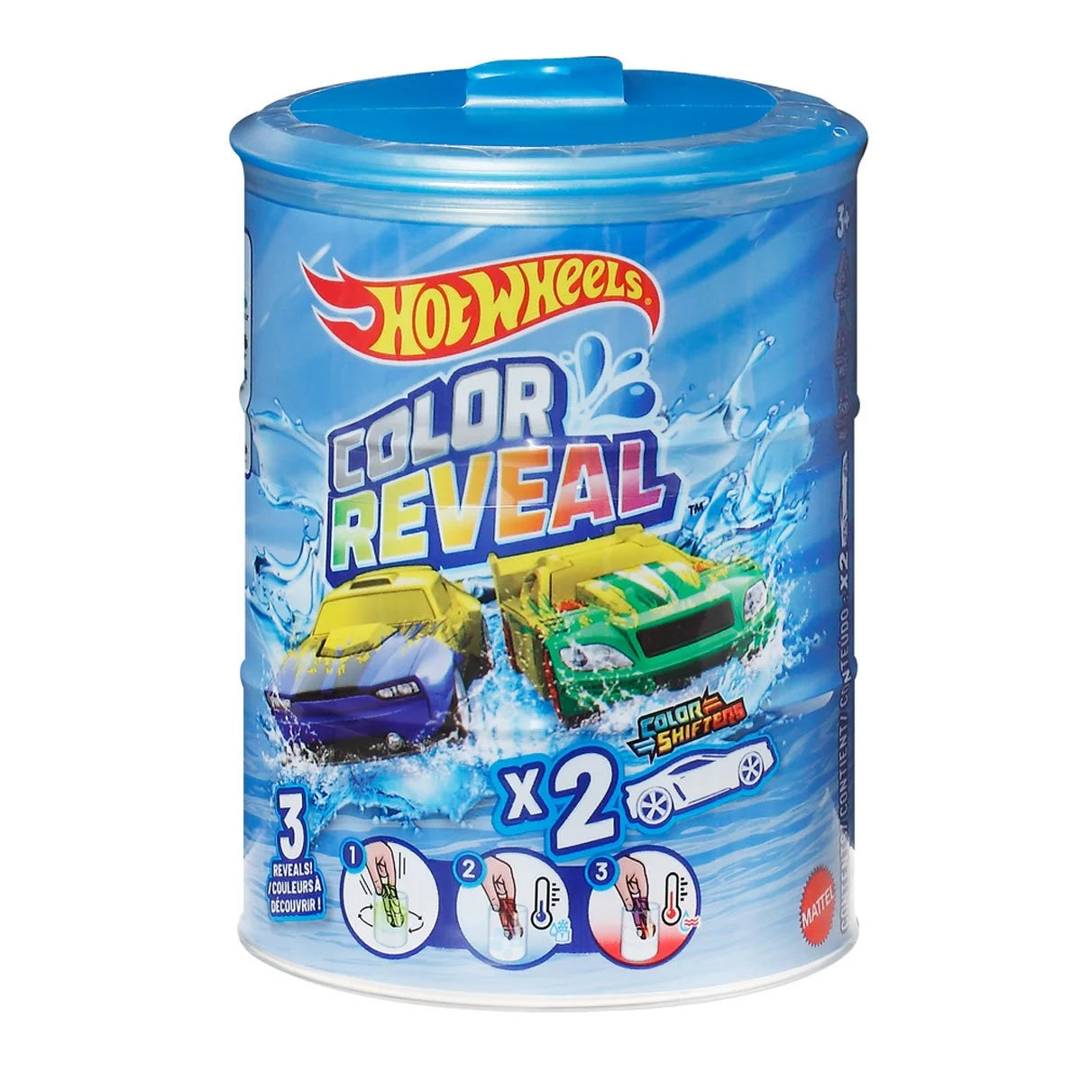 Hot Wheels Color Reveal Vehicle 2-Pack 2025 Mix 1 Case of 4