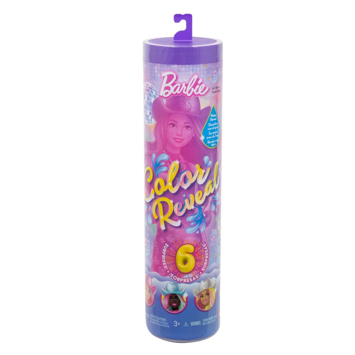 Barbie Color Reveal Disco Series Doll Case of 6