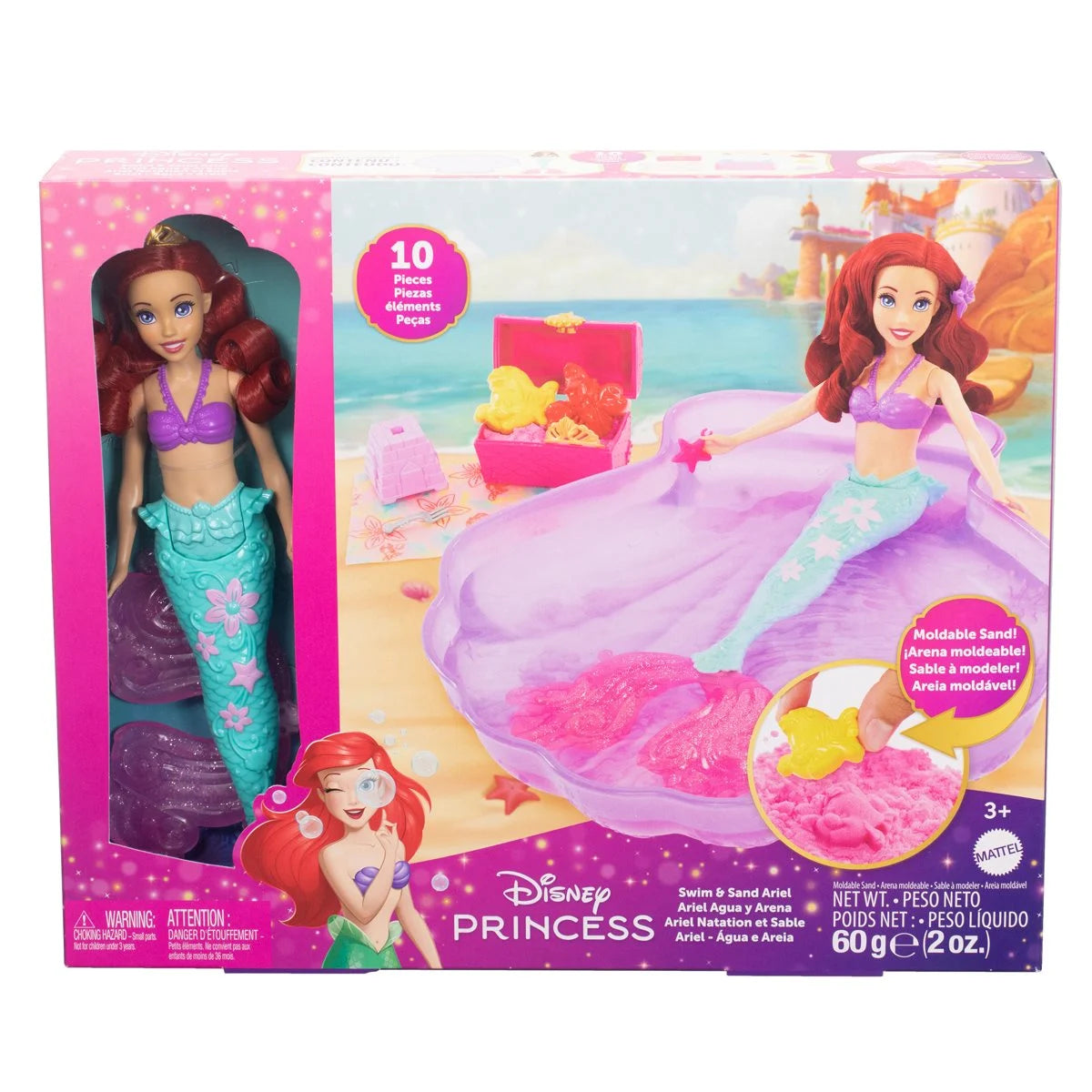 Disney Princess Sand and Swim Ariel Fashion Doll