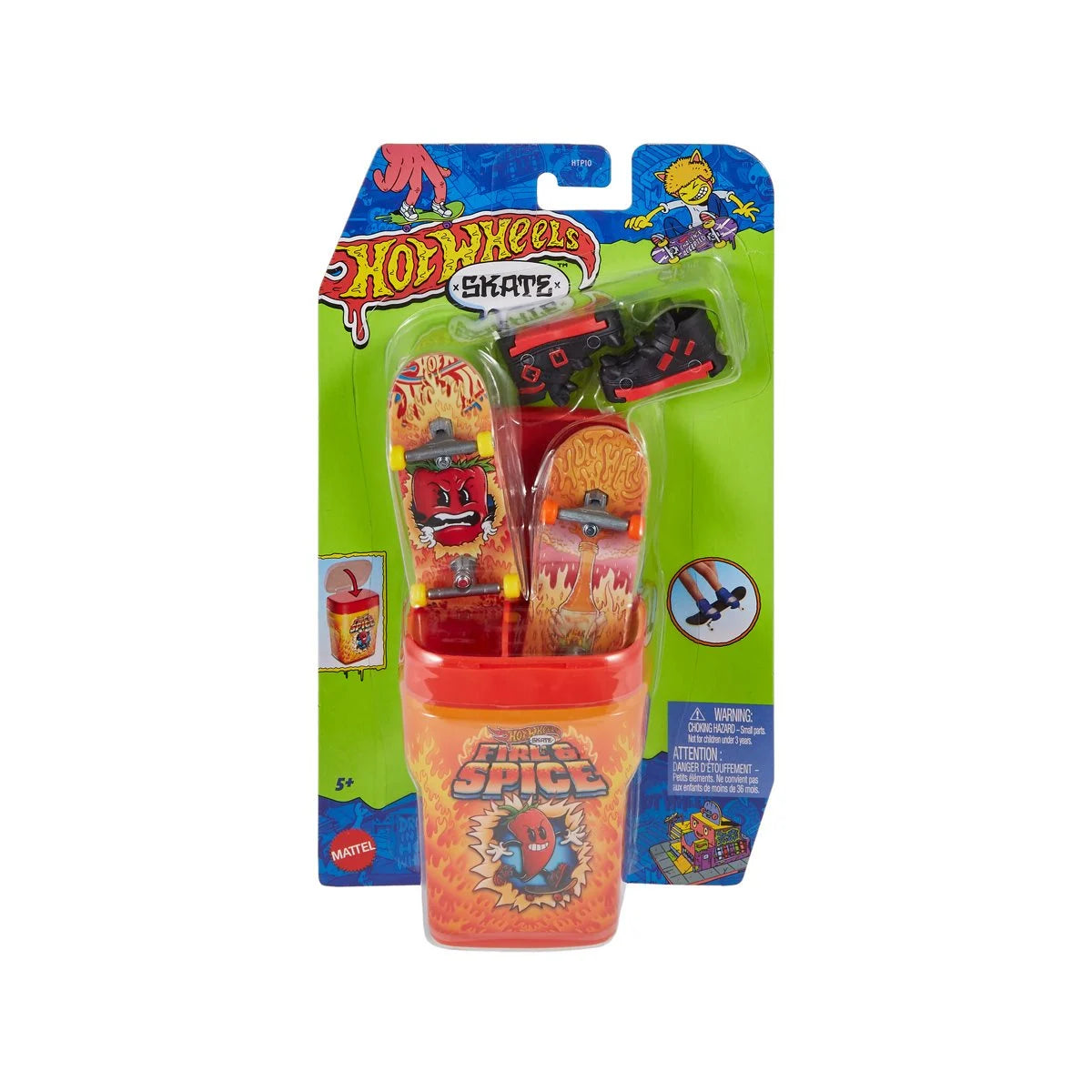 Hot Wheels Skate Fingerboard Flavor Stasher 2-Pack 2024 Mix 3 Case of 6