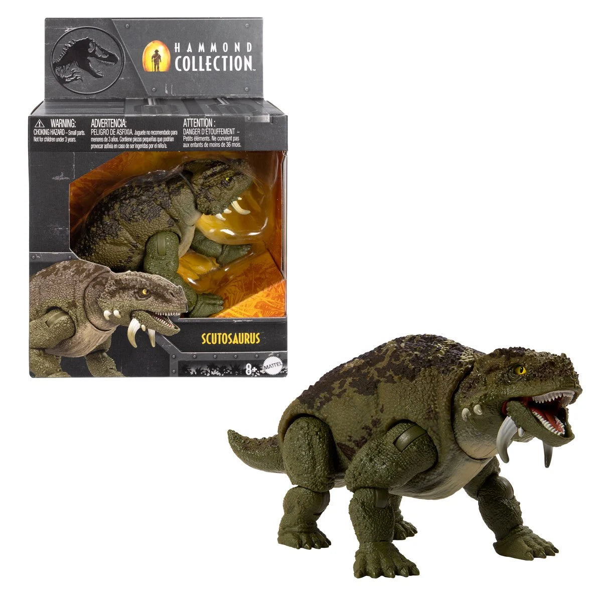 Jurassic World Hammond Collection Scutosaurus Action Figure