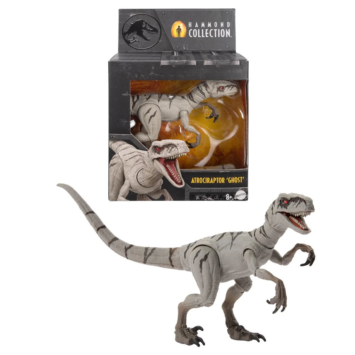Jurassic World Hammond Collection Atrociraptor Ghost Action Figure