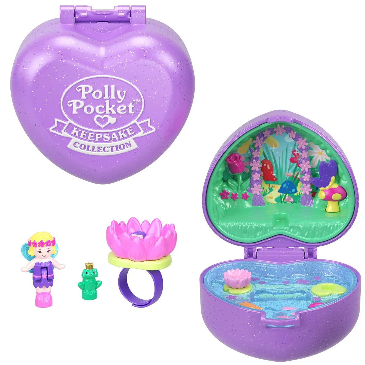 Polly Pocket Keepsake Collection Heritage Ring Box Mix 2 Case of 5