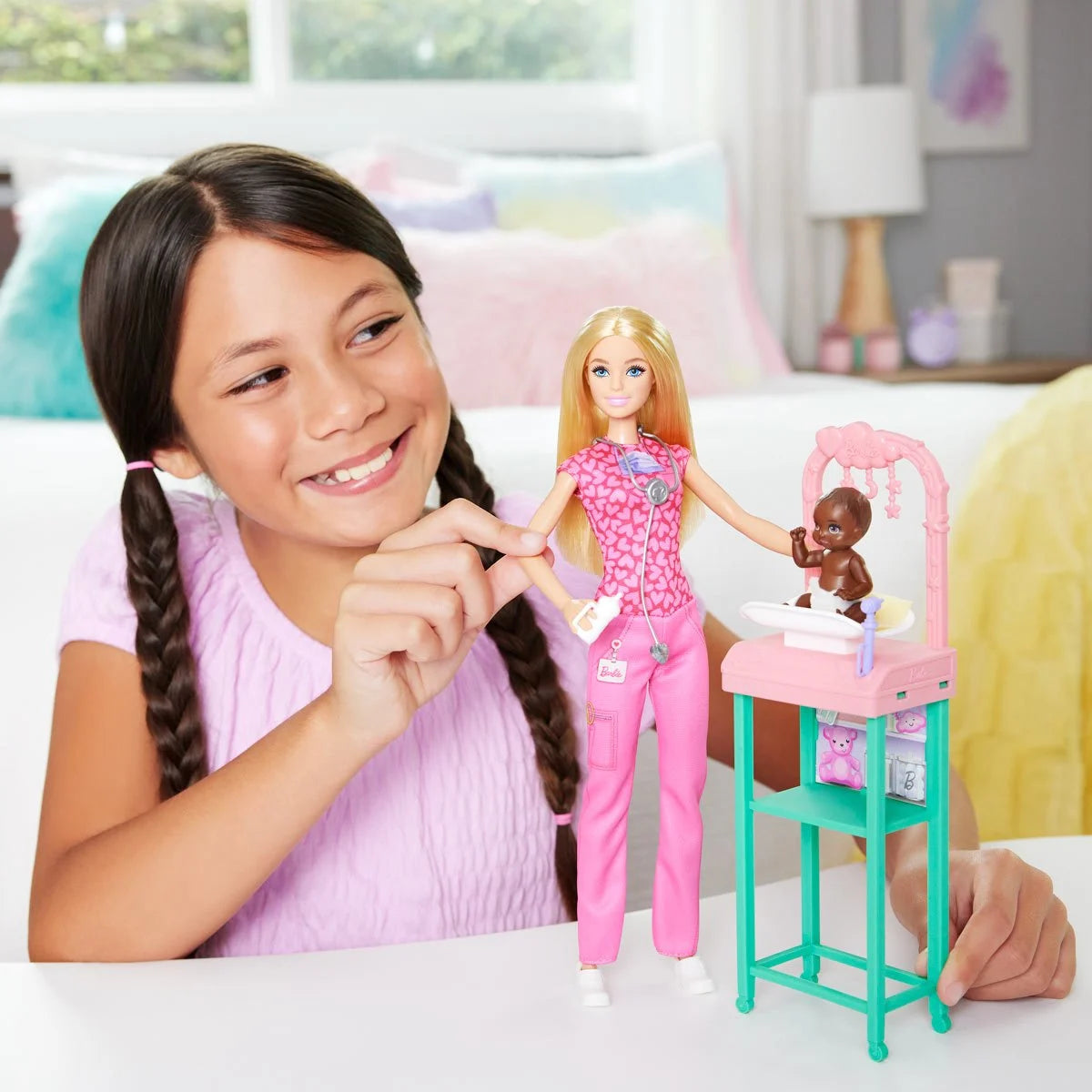Barbie Baby Doctor Doll with Blonde Hair