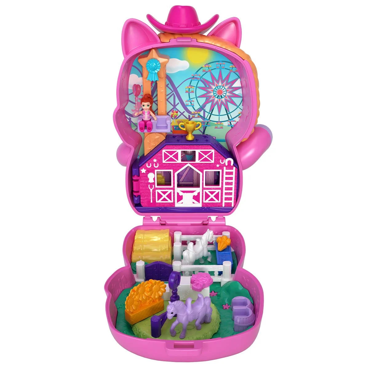 Polly Pocket Pony Rodeo Compact Playset