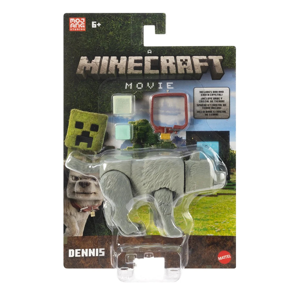 A Minecraft Movie Wolf Action Figure