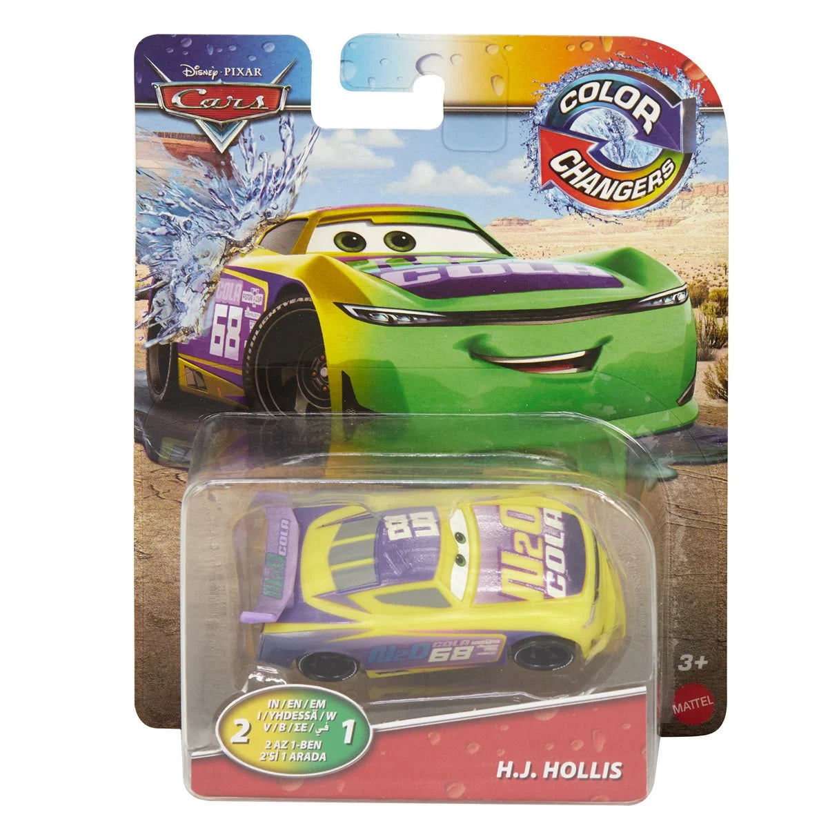 Cars Color Changers 1:55 Scale 2025 Wave 1 Case of 8
