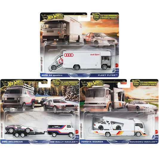 Hot Wheels Team Transport 2025 Mix 2 Vehicle Case of 4