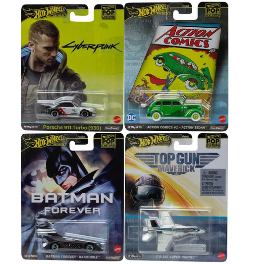 Hot Wheels Pop Culture 2024 Mix 6 Vehicle Case of 10