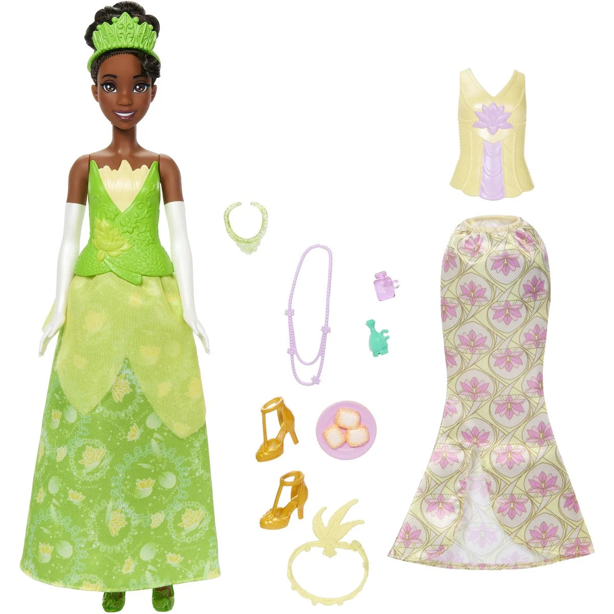 Disney Princess Tiana 2-in-1 Stories Fashion Doll