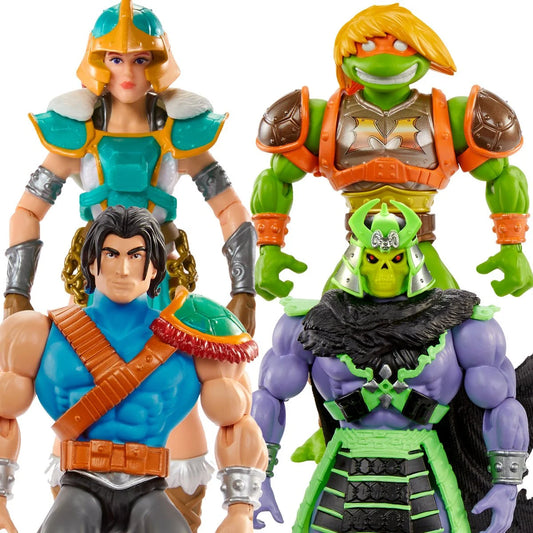 Masters of the Universe Origins Turtles of Grayskull Wave 3 Action Figure Case of 4