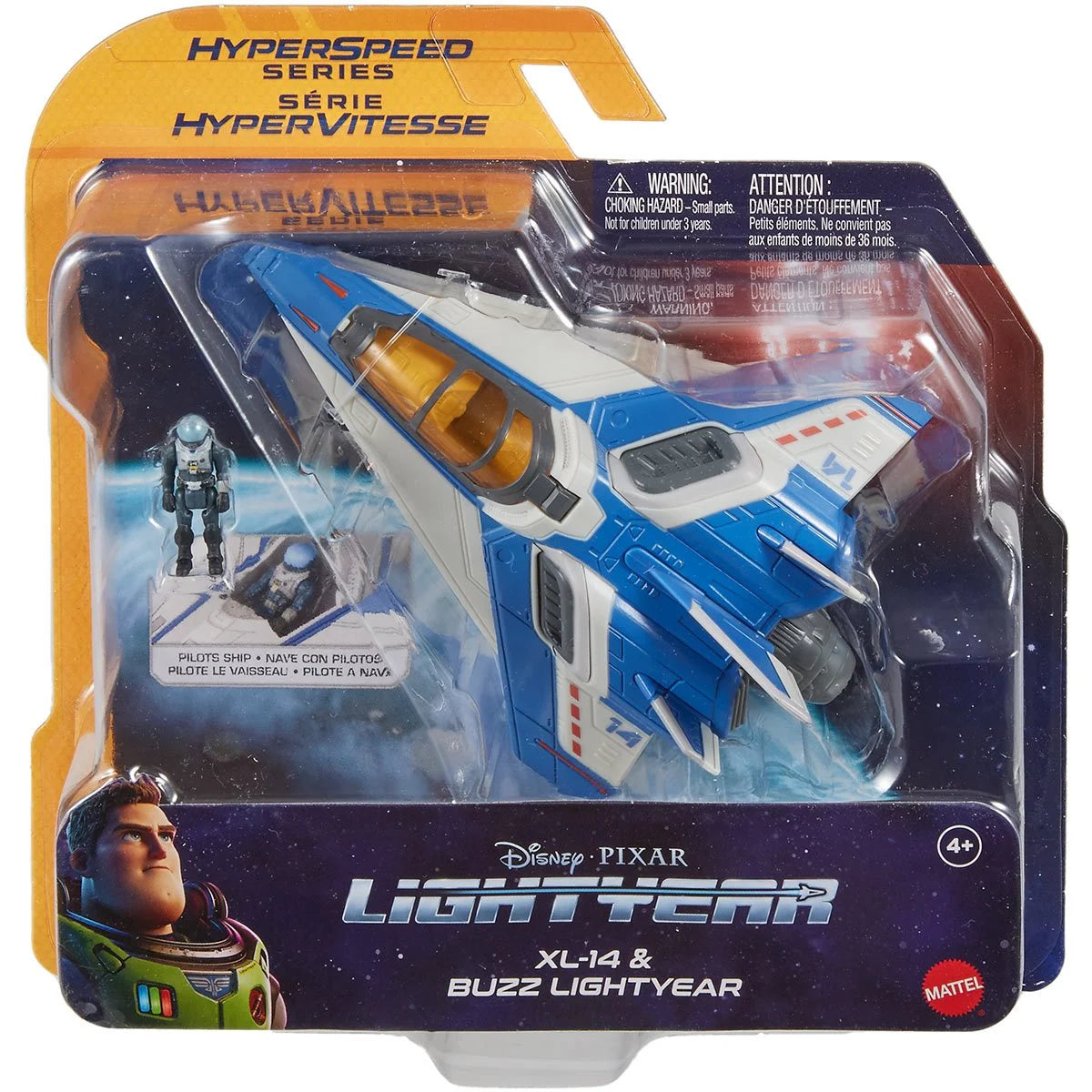 Disney Pixar Lightyear Hyperspeed Series XL-14 and Buzz Lightyear