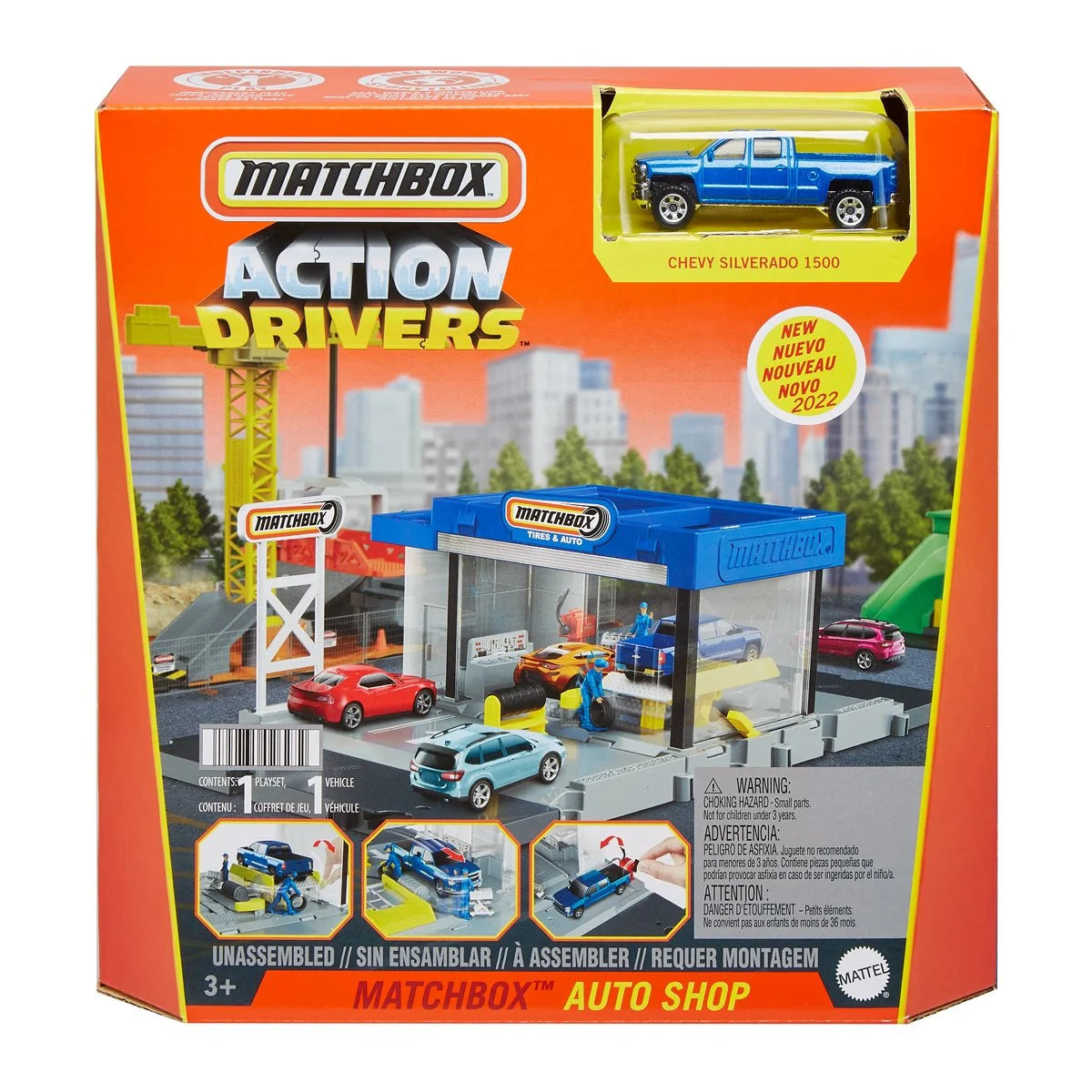 Matchbox Action Drivers Playset Case of 4