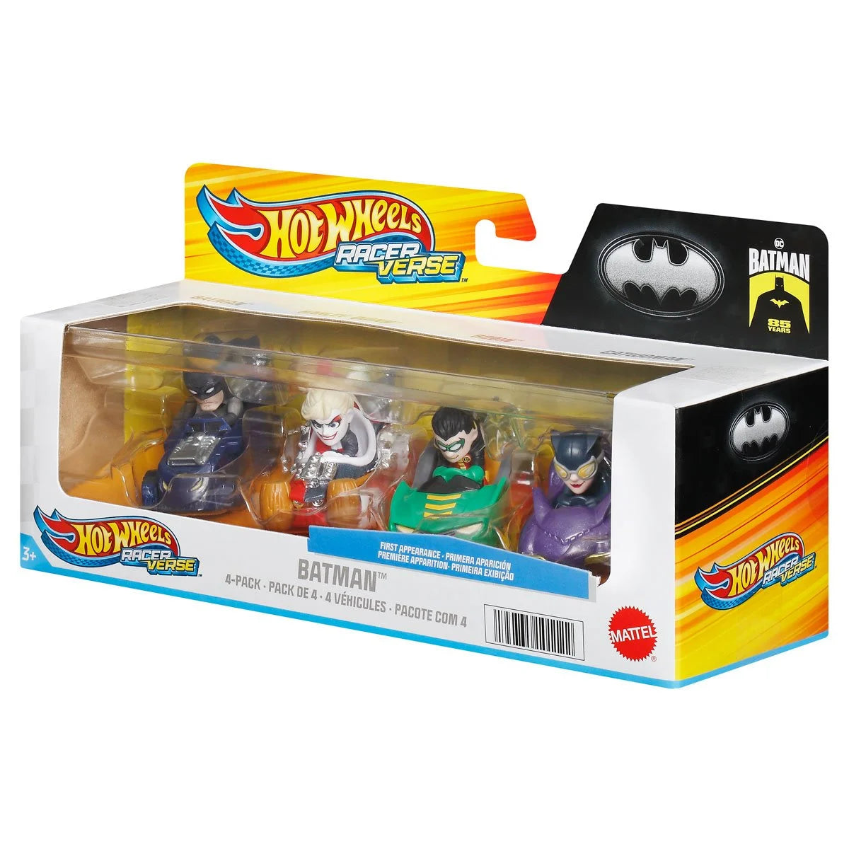 Hot Wheels RacerVerse 2025 Mix 2 Vehicle 4-Pack Case of 3