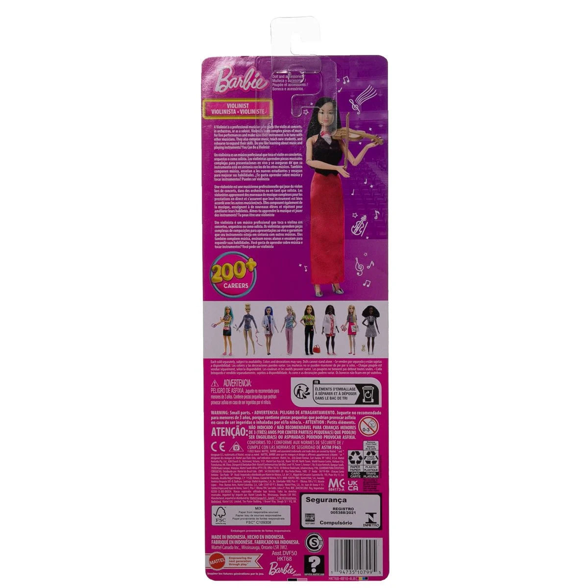 Barbie Violin Doll