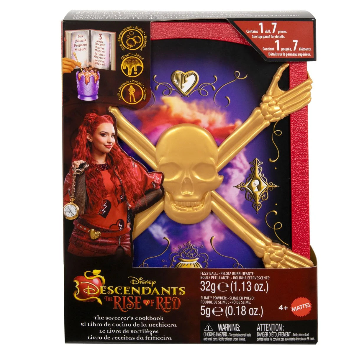 Disney Descendants: The Rise of Red The Sorcerer's Cookbook Red Doll